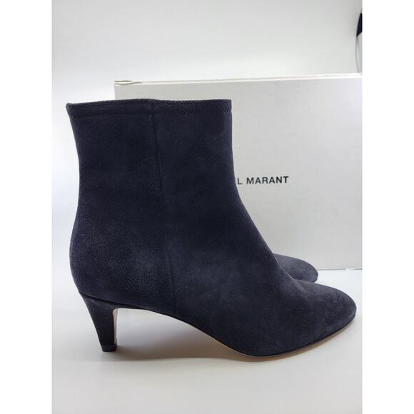 NEW WOMEN'S ISABEL MARANT Deone BLACK suede ankle CITY boots BOOTIE US 5-6 FR 36 - Picture 1 of 9